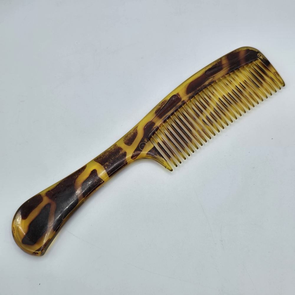 Goody Brown Tortoise Shell Comb 8.5 Inch Handle Plastic Hair Vintage‎